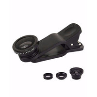 Kit Universal de Lentes 3 em 1 Para Smartphone UL-30